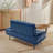 54.98" W Upholstered Faux Leather Bench-729906511