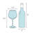 E56E7284C7E94FF8BF49691E9B0E2F37 Vinum Pinot Noir (Burgundy Red) Wine Glass, 25 floz, Clear, 2PK