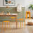 Stackable Orange Metal Accent Stool Set of 6 – Heavy Duty Steel Round Stools for Kitchen, Dorm, Classroom, Party & Event Seating-60079596
