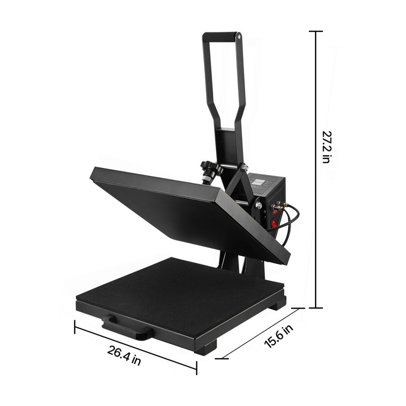 Heat Press Machine 15 X 15 Inch Sublimation Printer Transfer For DIY T-Shirt