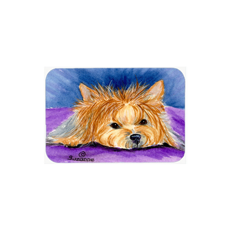 Planche à découper en verre yorkie east urban home