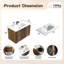 Meuble-lavabo autoportant traditionnel Halston 36 po en bois d'ingénierie avec lavabo intégré et rangements intégrés-135784670-135784672