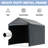 5 Ft. W x 7.2 Ft. D Garage, Portable Outdoor Storage Shed