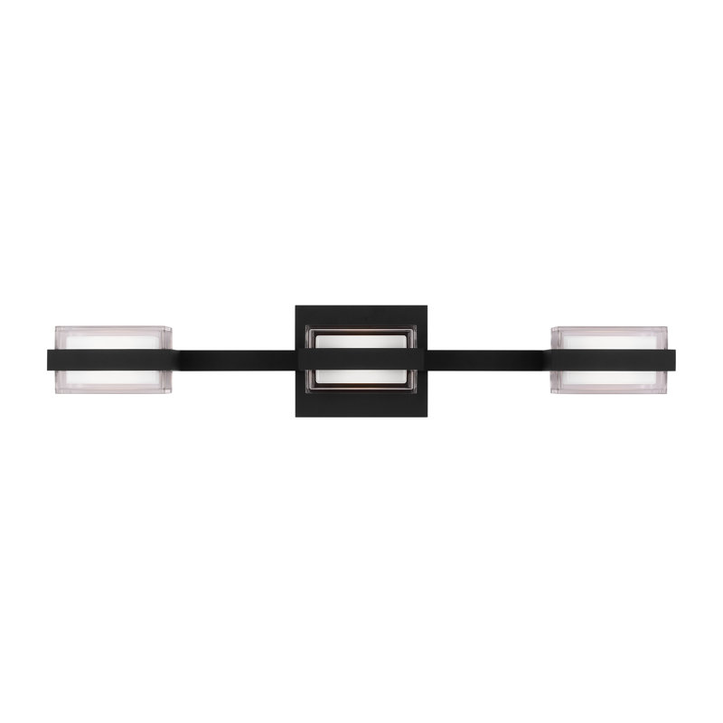 Kamden 3 - Light LED Vanity Light, Nightshade Black