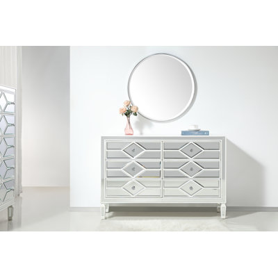 Commode double 6 tiroirs l 48 po Bashaw