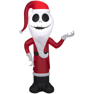 Christmas Inflatable Jack Skellington as Sandy Claws