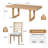 5-Piece Extendable Dining Table Set