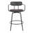 Swivel Upholstered Counter Stool with Metal Frame-86711706