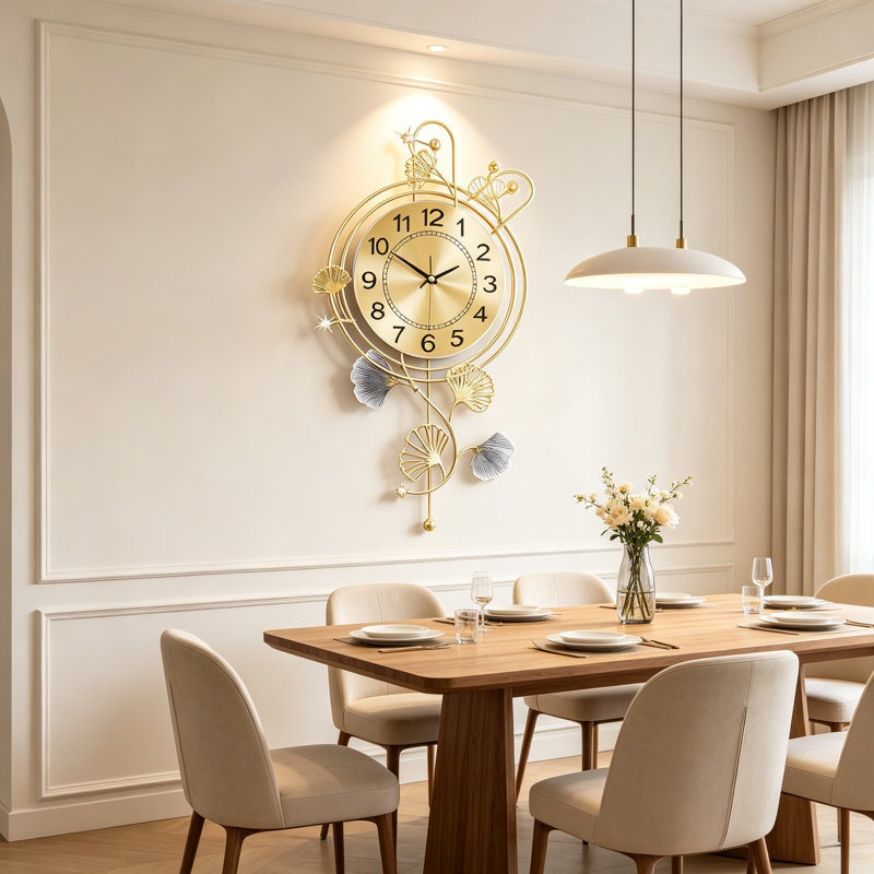 Iron Grandfather Wall Clock