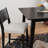 Aniek 3PC Upholstered Counter Set Black