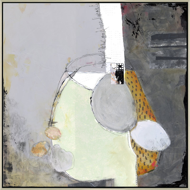 Celadon Vessel Giclee On Canvas by Jill Krasner, Chrome