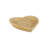  Hand Carved Wood Heart Bowl Decorative Tabletop Decor Accent Natural Brown Finish
