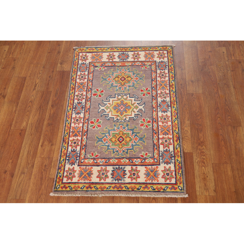 Tapis décoratif géométrique Kazak