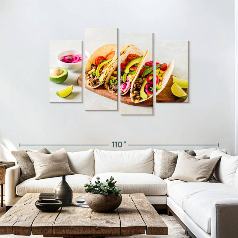 Tacos frais Yarlin, H 48 po x l 75 po