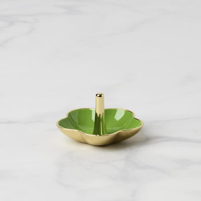 Kate Spade New York 897934 Make It Pop Metal Ring Dish, Green