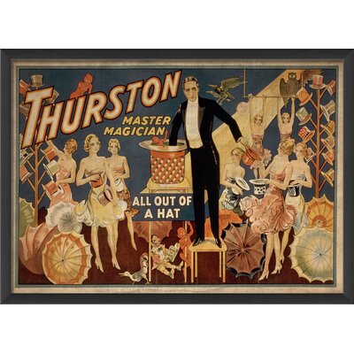 Thurston Master Magician Framed Vintage Advertisement -  The Artwork Factory, 55051