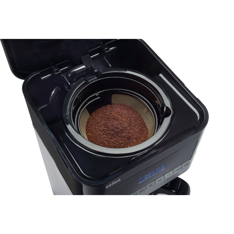 Braun BrewSense 12-Cup Drip Coffee Maker with Brew Strength Selector and Glass Carafe, Stainless