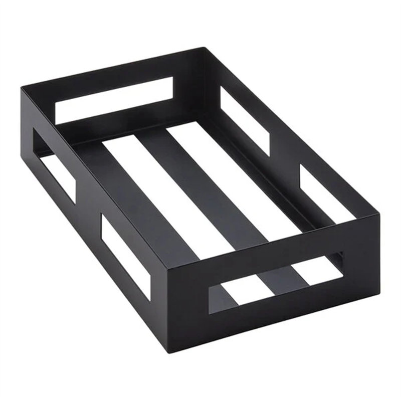 American Metalcraft Black Twilight 9 1/4" X 5 3/8" X 2 1/4" Stainless Steel Crate WS-124BTH1