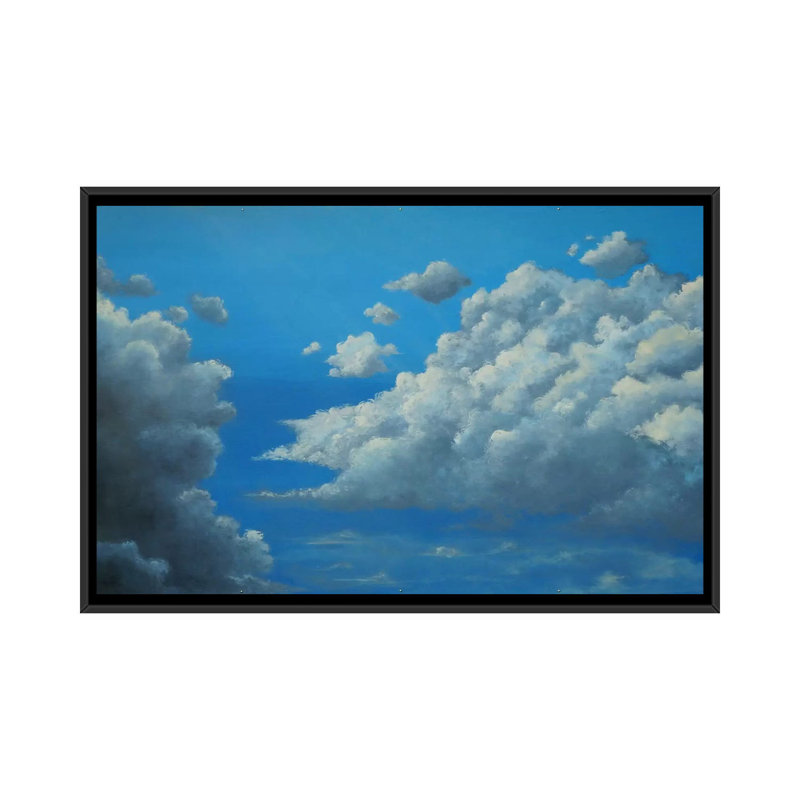 « flight », reproduction d’art sur toile, H 18 po x l 26 po x P 1,5 po, Toile avec cadre noir, Pas de tapis