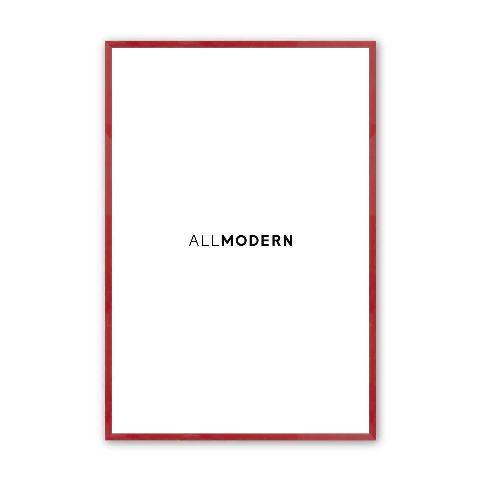 Willette Solid Wood Picture Frame, 18" W x 24" H, Red