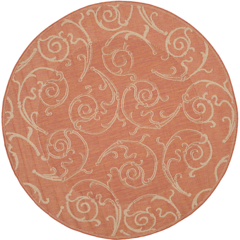 Tapis intérieur / extérieur Arneshia, Rond 6 pi 7 po