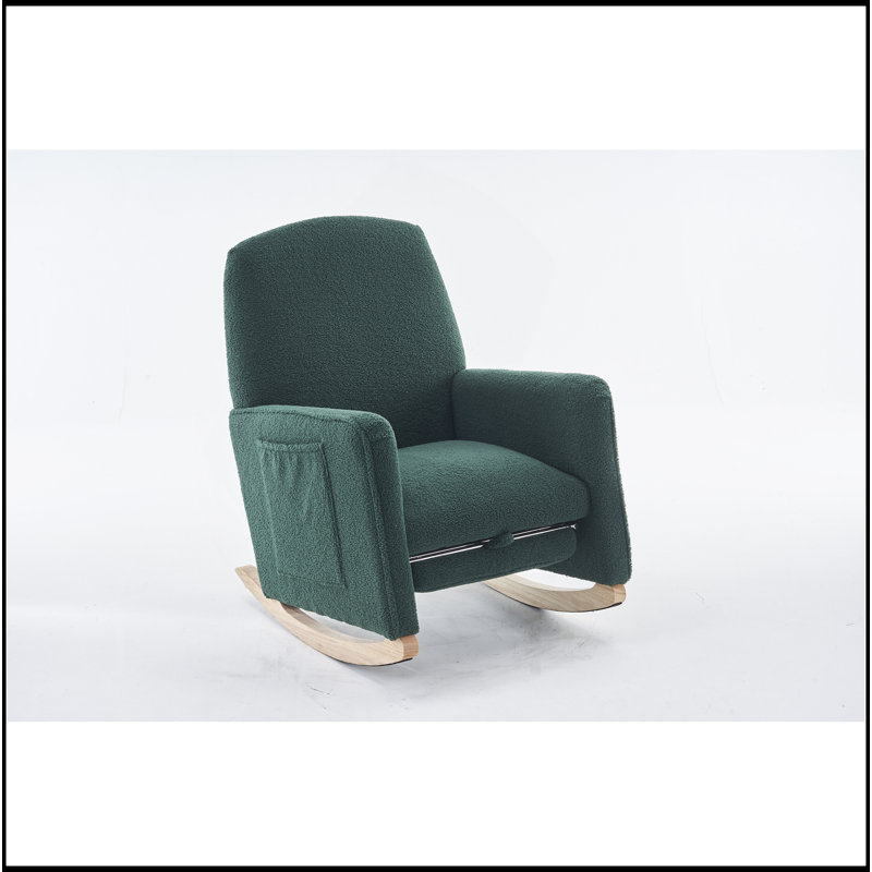 Chaise berçante Teddy, Vert