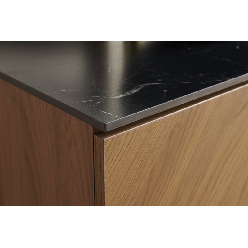 Meuble-lavabo flottant avec lavabo vasque, 30", bol, Céramique blanche
