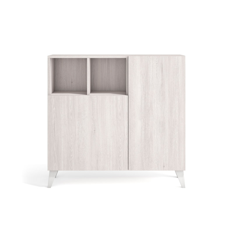 Moss 12 Pair Shoe Storage Cabinet, White