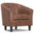 Saddle Brown Distressed Vegan Faux Leather