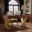 Bureau classique en bois d'hévéa massif-70693533