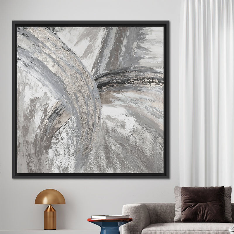 Print on Canvas, Black Floater Framed, 50 cm H x 50 cm W