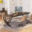 Metal Base Writing Desk-1692397344