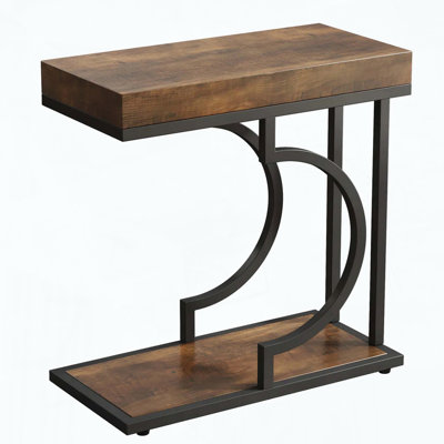 Compact Hall Table with Semicircular Frame