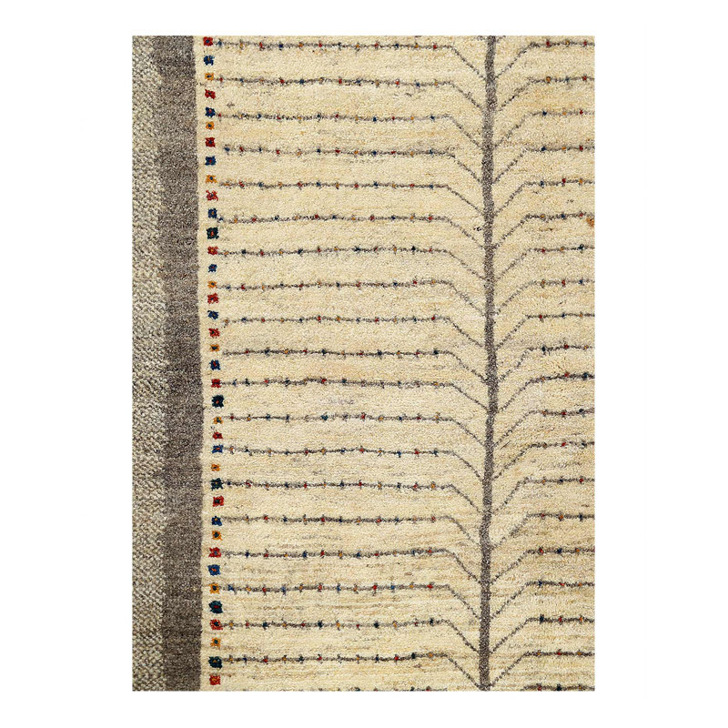 Tapis persan Gabbeh noué à la main 4 pi x 6 pi