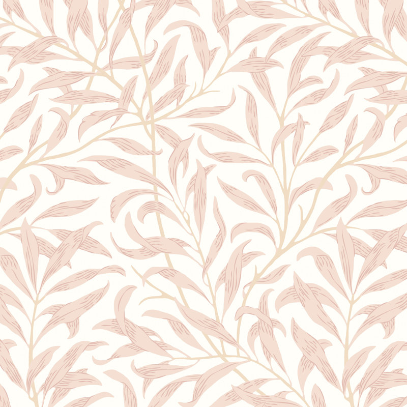 Willow Trail - Linen, Pink