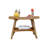 Ripley Teak Rectangular, EcoDecors, Serenity, Teak Shower Bench, small teak shower seat, in Earthy Teak-1702262836