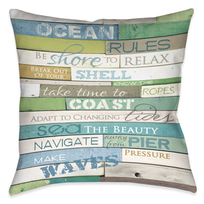 Coussin extérieur Ocean Rules Ocean Rules
