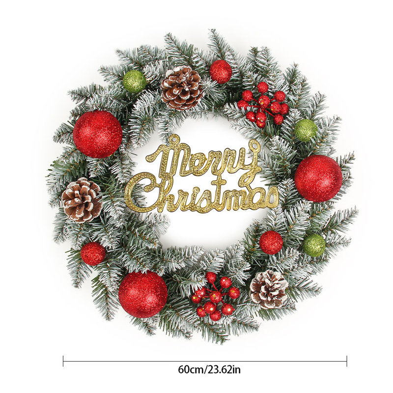 Faux PVC 60cm Wreath