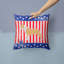 Coussin intérieur/extérieur bleu/rouge square patriotique-1258266740