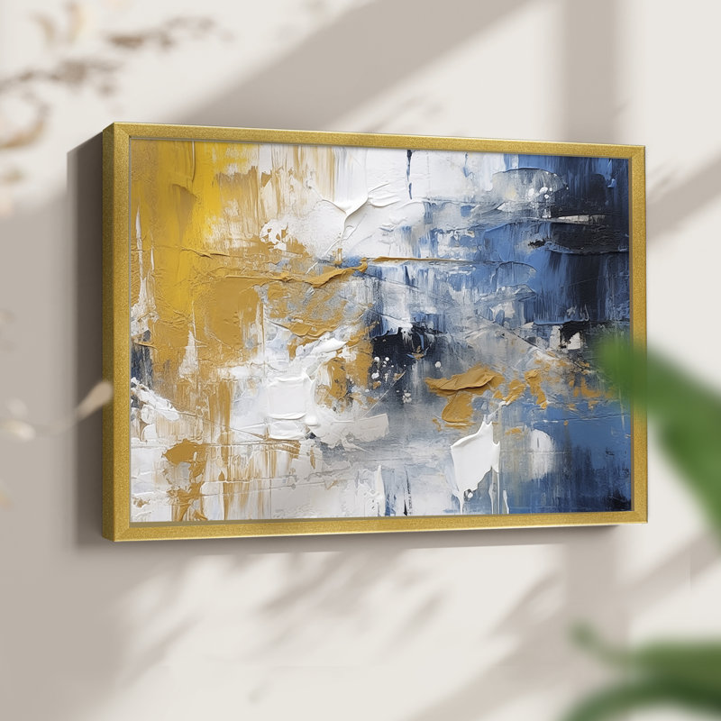 Abstract Series-CLXI -Framed Print - Restickable, 8" H x 10" W