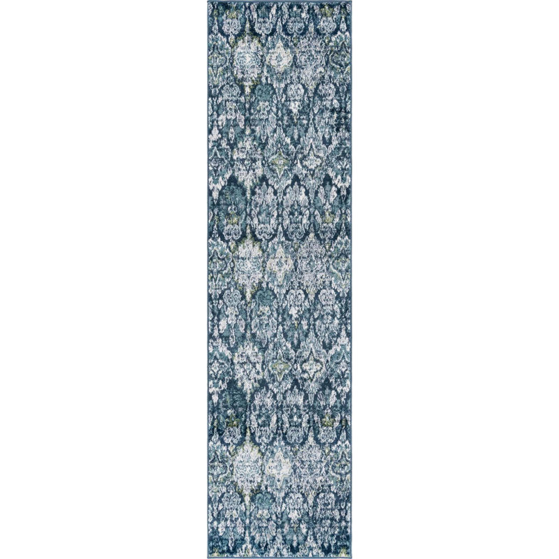 Geometric Indoor Rug, Runner 2'7" x 10'