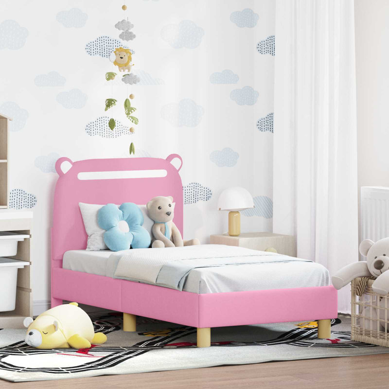 Bed Frame, Cot Bed / Toddler (70 x 140cm), Pink