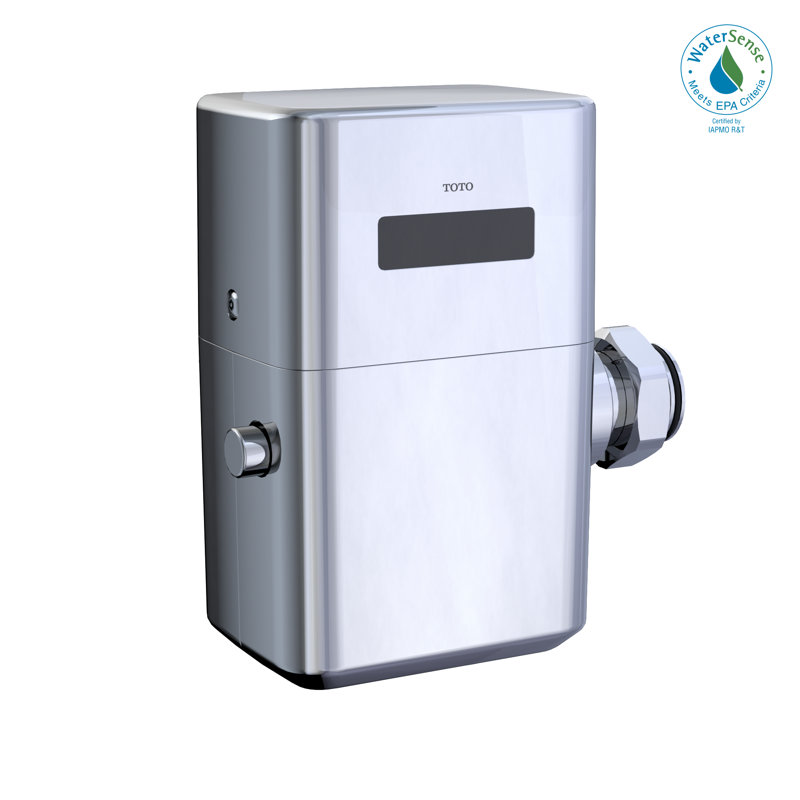 Polished Chrome Touchless High-Efficiency Flushometer Valve