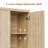 30.9'' W Sideboard Buffet Cabinet With Fluted Doors And Adjustable Shelve-1701987747