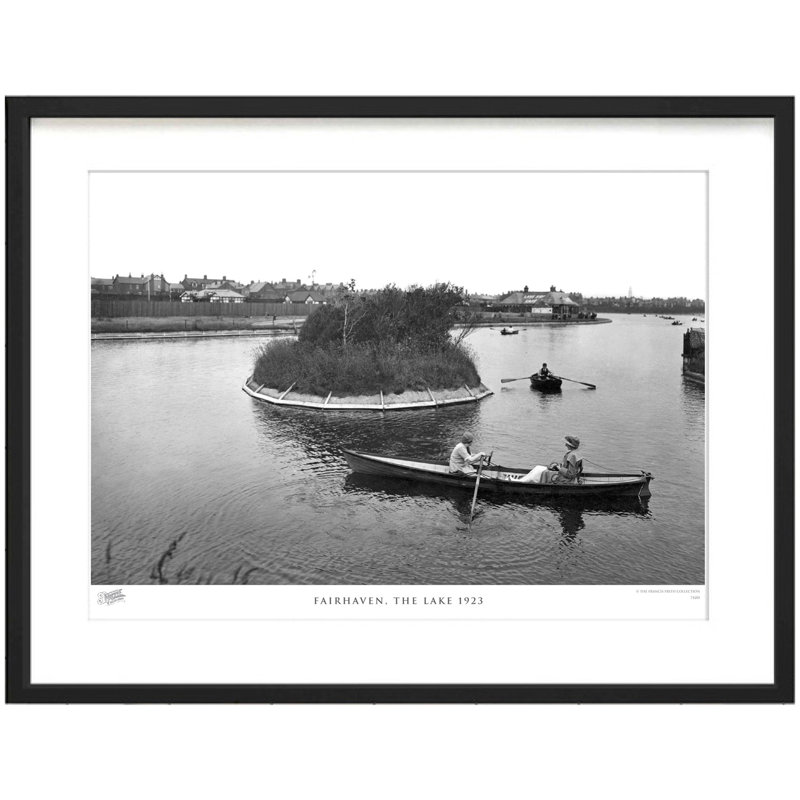 Fairhaven, The Lake 1923 - Single Picture Frame Print, 45cm H x 60cm W x 2.3cm D