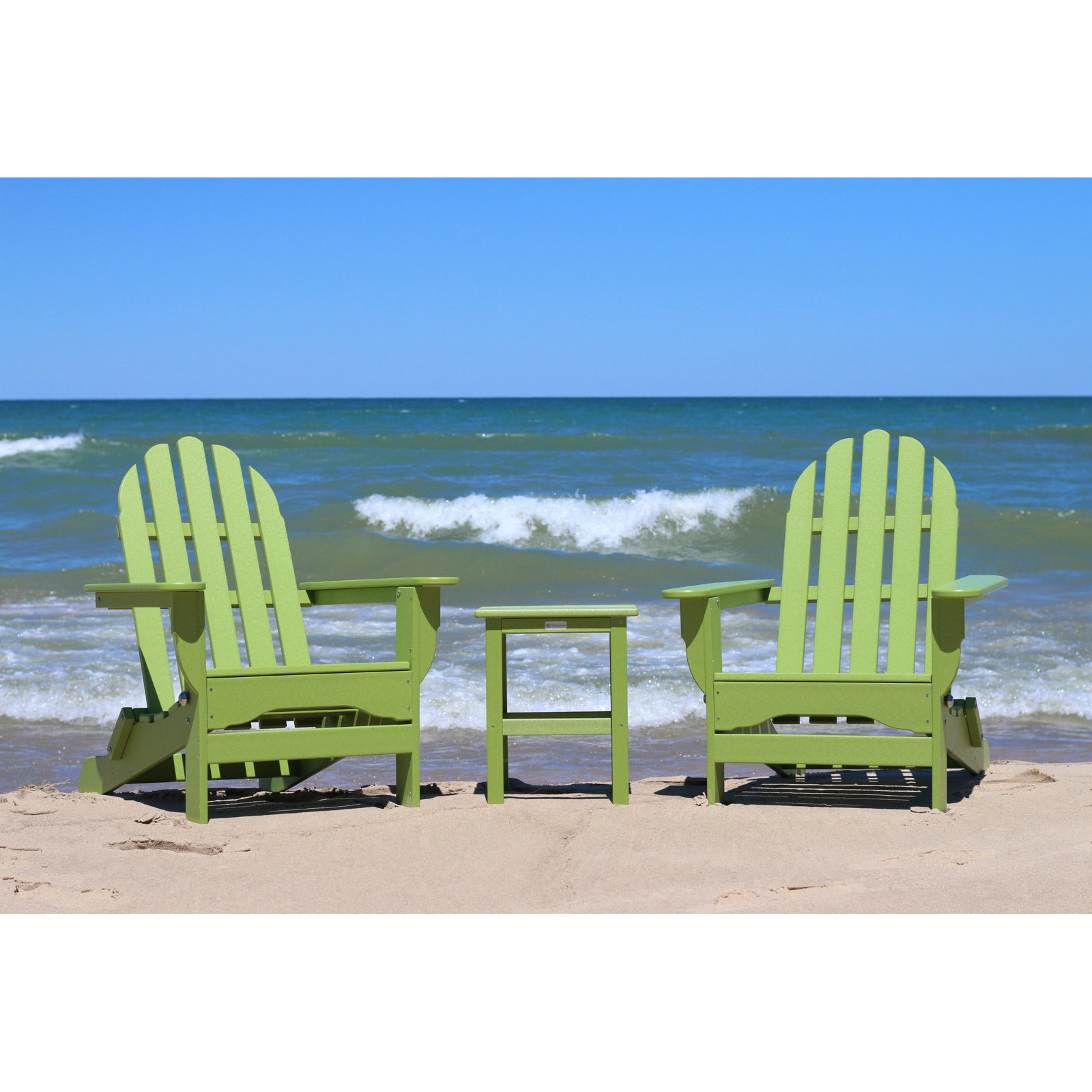 Leighton 2 - Person Patio Conversation Set, Lime Green