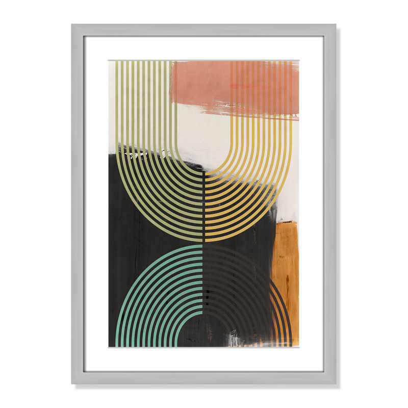 «Bolded II» par Isabelle Z, Matte Silver, L 17 po x H 23 po, Matted Print