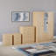 Tayce 4 Piece Bedroom Set (3 Drawer Bedside Chest X2, 5 Drawer Chest, 3 Door 2 Drawer Mirrored Wardrobe)-256944246