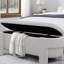 Banc rembourré avec grand espace de rangement-938489405