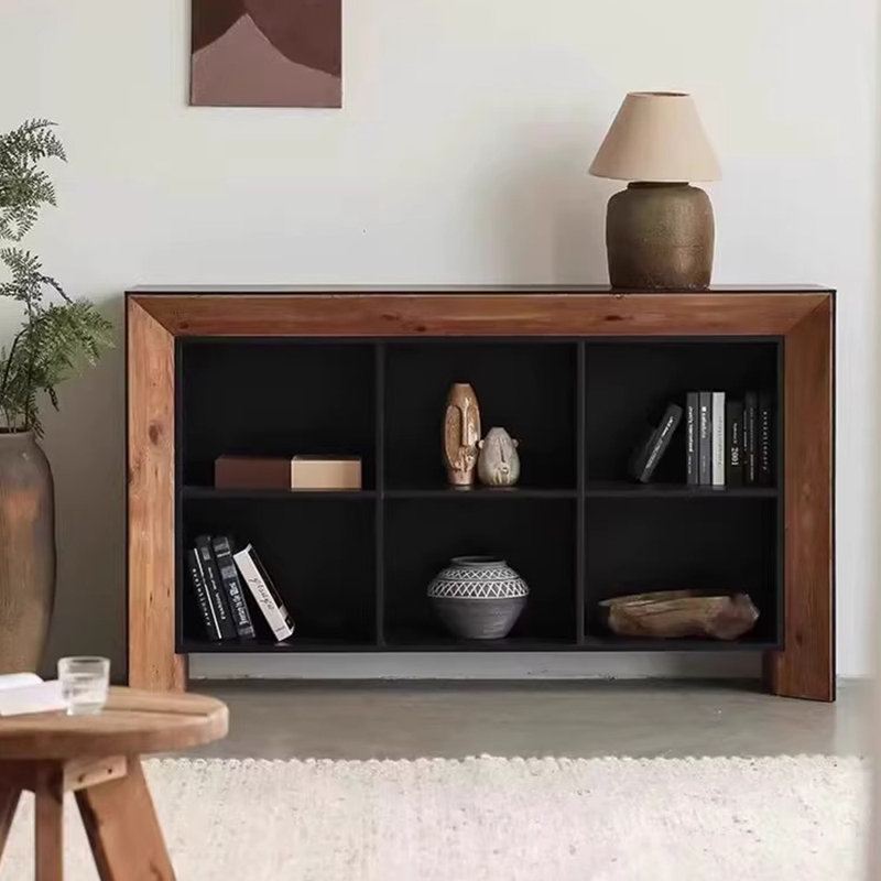 Console simple de style Wabi-sabi., H 41,3 po x l 70,9 po x P 15,7 po